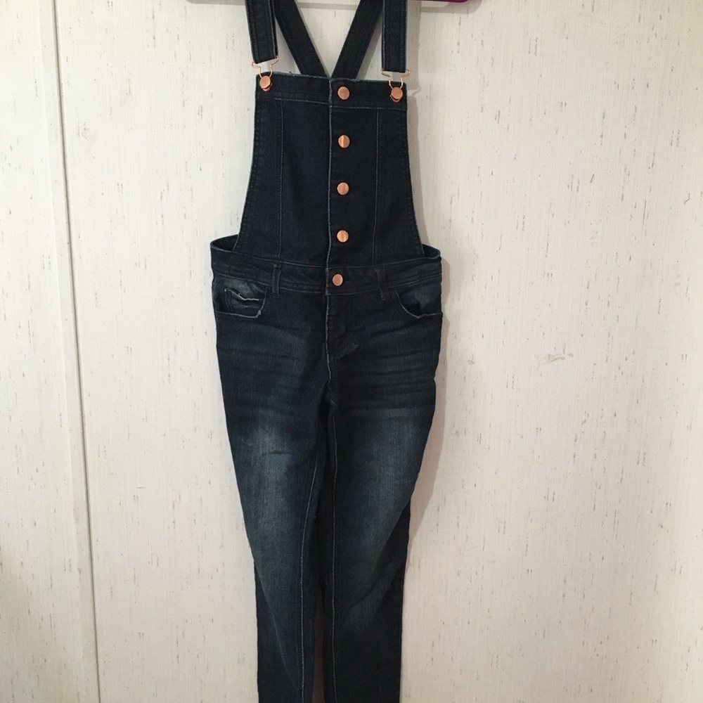 Skinny Leg Overalls